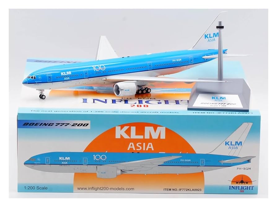 スカイチーム　飛行機模型　B777-200LR　1/200　　　　つ スカイチーム 飛行機模型 B777-200LR 1/200 つ